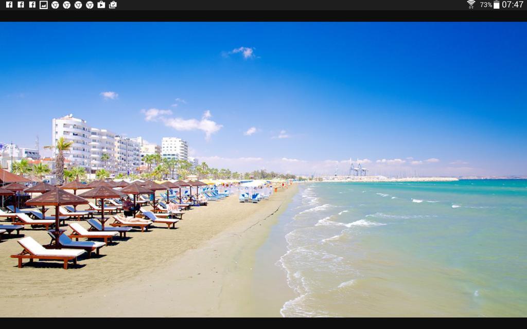 Panikos Beach Apartment I Larnaca Bagian luar foto